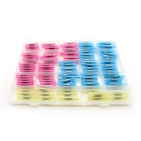TMAX 200 pc Heat Shrink Butt Connectors Automotive Wire Crimp Terminals
