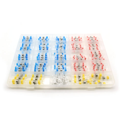 TMAX 250 pc Solder Seal Wire Connectors, Automotive Heat Shrink Butt