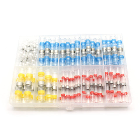 TMAX 100 pc Solder Seal Wire Connectors, Automotive Heat Shrink Butt