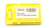 TMAX 10 pc 1/8'' Cobalt Jobber Drill Bits Set, M35 High Speed Steel