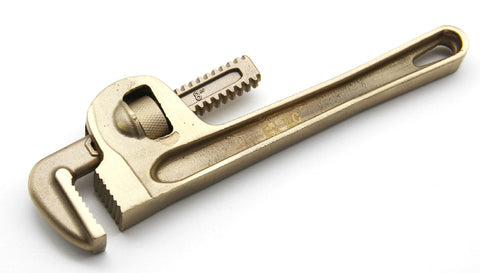 TMAX 8 Inch Non-Sparking Pipe Wrenches, Aluminum-Bronze Non Spark