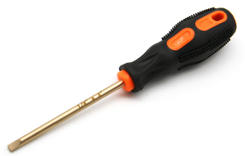 TMAX Non-Sparking 1/4 Inch Flat Screwriver Beryllium Bronze Copper