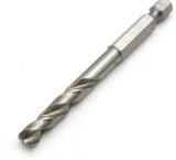 TMAX 1 pc 1/4" M35 Cobalt Jobber Drill Bit, 3-1/8" Total Length, 1-1/4" Working Length