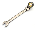 TMAX 10mm Flex-Head Ratcheting Combination Wrench, 72-Teeth, Cr-V Constructed, Nickel Plating