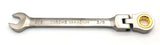TMAX 3/8 inch Flex-Head Ratcheting Combination Wrench Set, 72-Teeth, Cr-V Constructed, Nickel Plating