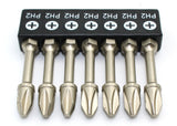 TMAX 7 pc PH2 Screwdriver Bit Set High Torque 2 Inches (50mm)