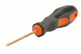 TMAX Non Sparking 1/8 Inch Flat Screwdriver, 2-3/8 Inch Working Length