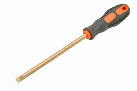 TMAX Non Sparking Flat Screwdriver 5/16 Inch flat head, length 6 Inch