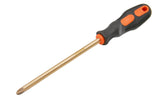 TMAX Non-Sparking PH3 Phillips #3 Screwdriver, 8 Inch Working Length