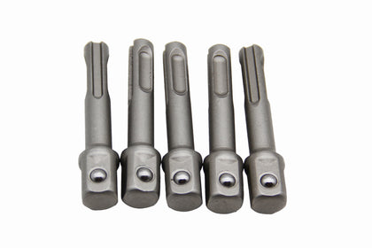 TMAX 5 pc 3/8 Inch CR-V SDS Plus Socket Adapter Set