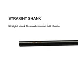 TMAX 6 pc 1/8-Inch×6-Inch Aircraft Extension Black Oxide Drill Bit