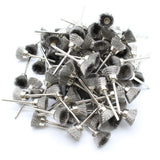 TMAX 100 pc Stainless Steel 1/2 Inch Cup Wire Brush Wheel with 1/8 Inch Shank