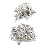 TMAX 100 pc Stainless Steel 1/4 Inch Pen Wire Brush Wheel with 1/8 Inch Shank