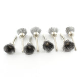 TMAX 100 pc Carbon Steel 1/2 Inch Cup Wire Brush Wheel with 1/8 Inch Shank