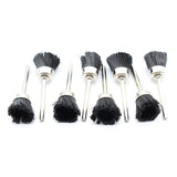 TMAX 100 pc Nylon Plastic Bristle 1/2 Inch Cup Wire Brush Wheel with 1/8 Inch Shank