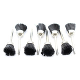 TMAX 100 pc Nylon Plastic Bristle 1/2 Inch Cup Wire Brush Wheel with 1/8 Inch Shank