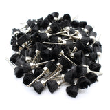 TMAX 100 pc Nylon Plastic Bristle 1/2 Inch Cup Wire Brush Wheel with 1/8 Inch Shank