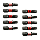 TMAX 50 pc T25 Torx 1" Long Impact Torsion Screwdriver Insert Bits with 1/4" Hex Shank