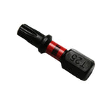 TMAX 50 pc T25 Torx 1" Long Impact Torsion Screwdriver Insert Bits with 1/4" Hex Shank