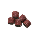 TMAX 100 pc 3/8 Inch Sand Drum Grit 60 Coarse with 2 pc 1/8 Inch Mandrel for Dremel Rotary Tools