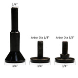 TMAX 10 pc Mounting Mandrel 3/8"&1/4" Arbor Hole for 1/4"Cut-Off Wheel 
