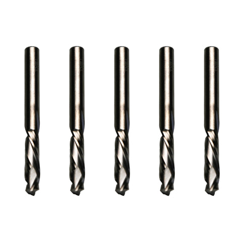 TMAX 5 pc Spiral Downcut Router Bits 1/4" Shank 1" Cutting Length Solid Carbide CNC Router Bit