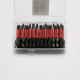 TMAX 25 pc Torx T15, 2" Long Impact Torsion Screwdriver Insert Bits with 1/4" Hex-Shank