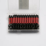 TMAX 25 pc Torx T27, 2" Long Impact Torsion Screwdriver Insert Bits with 1/4" Hex-Shank