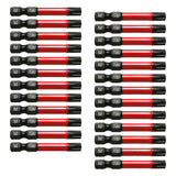 TMAX 25 pc Torx T35, 2" Long Impact Torsion Screwdriver Insert Bits with 1/4" Hex-Shank