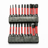 TMAX 20 pc H1.5-H8.0 Impact Torsion Screwdriver Insert Bits Hex Head Allen Wrench, 1/4" Hex-Shank