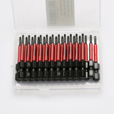 TMAX 25 pc H2.0 Impact Torsion Screwdriver Insert Bits Hex Head Allen Wrench, 1/4 " Hex-Shank