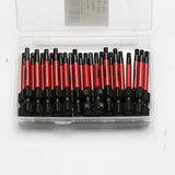 TMAX 25 pc H3.0 Impact Torsion Screwdriver Insert Bits Hex Head Allen Wrench, 1/4 " Hex-Shank