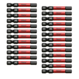 TMAX 25 pc H6.0 Impact Torsion Screwdriver Insert Bits Hex Head Allen Wrench, 1/4 " Hex-Shank