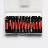 TMAX 25 pc H8.0 Hex Head Allen Wrench Screwdriver Insert Bit Set, 1/4 " Hex-Shank