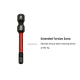 TMAX 25 pc H5/32" Impact Torsion Screwdriver Insert Bits Hex Head Allen Wrench, 1/4" Hex-Shank