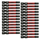 TMAX 25 pc H3/16" Impact Torsion Screwdriver Insert Bits Hex Head Allen Wrench, 1/4" Hex-Shank