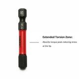 TMAX 25 pc H1/4" Impact Torsion Screwdriver Insert Bits Hex Head Allen Wrench, 1/4" Hex-Shank