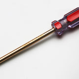TMAX Non-Sparking 3/8 Inch Slotted Screwdriver, Beryllium Bronze Copper  8 Inch Working Length