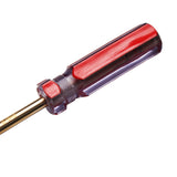 TMAX Non-Sparking 3/8 Inch Slotted Screwdriver, Beryllium Bronze Copper  8 Inch Working Length