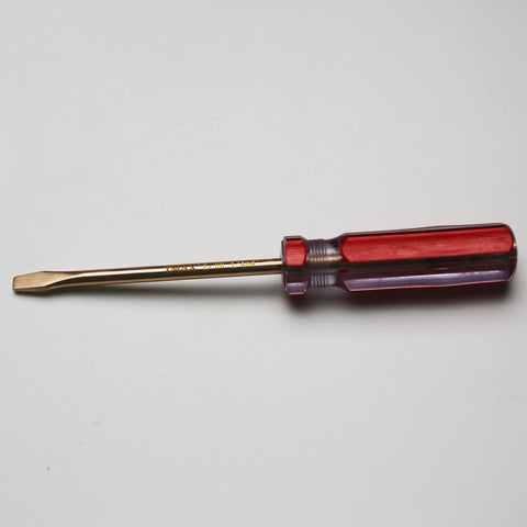 TMAX Beryllium Bronze Copper Non-Sparking 1/4 Inch Flat Screwdriver