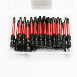 TMAX 25 pc T20 Torx, 2" Long  Impact Torsion Screwdriver Insert Bits with 1/4" Hex-Shank
