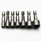 TMAX 14pc Cr-V Steel Imperial and Metric Impact Power Hex Nut Driver Master Kit with 1/4" Hex Shank