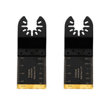 TMAX 2 pc Titanium Oscillating Saw Blades, Multitool Blades Oscillating Tool