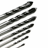 TMAX 10 pc 1/8-1/2 Inch Masonry Drill Bit Set with Industrial Strength Carbide Drill Bit Tip