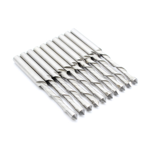 TMAX 10pc 3/16 Inch Drywall Bit Downward Spiral Router Cutout Bits