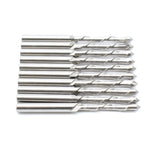 TMAX 10pc 3/16 Inch Drywall Bit Downward Spiral Router Cutout Bits