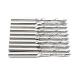 TMAX 10pc 3/16 Inch Drywall Bit Downward Spiral Router Cutout Bits