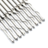 TMAX 10pc 3/16 Inch Drywall Bit Downward Spiral Router Cutout Bits
