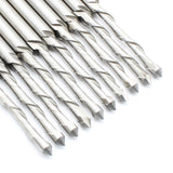 TMAX 10pc 3/16 Inch Drywall Bit Downward Spiral Router Cutout Bits