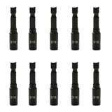 TMAX 10pc 3/16" Cr-V Steel Magnetic Impact Power Hex Nut Driver Set with 1/4" Hex Shank